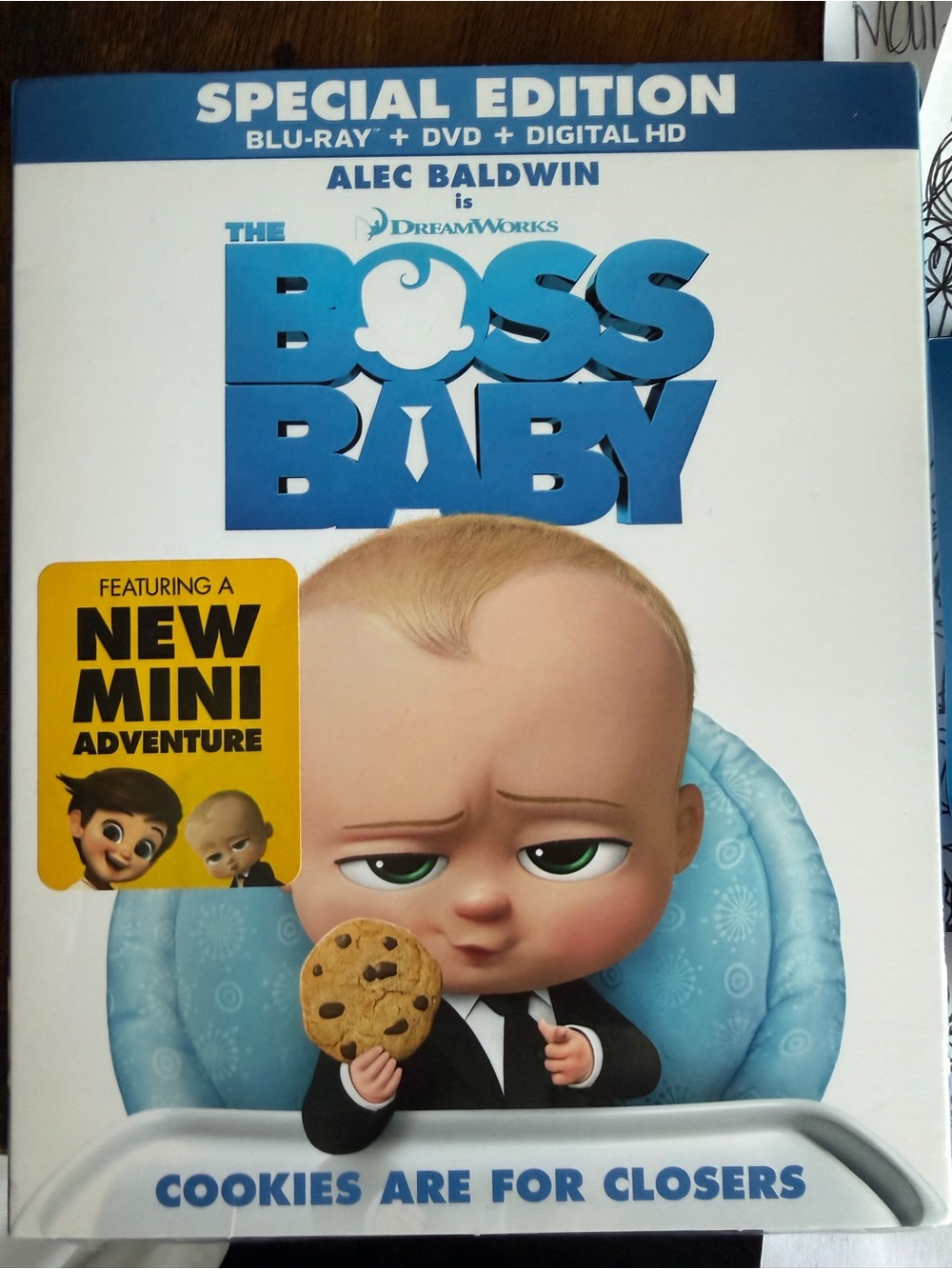 New DreamWorks The Boss Baby Special Edition - Blue and White Packaging